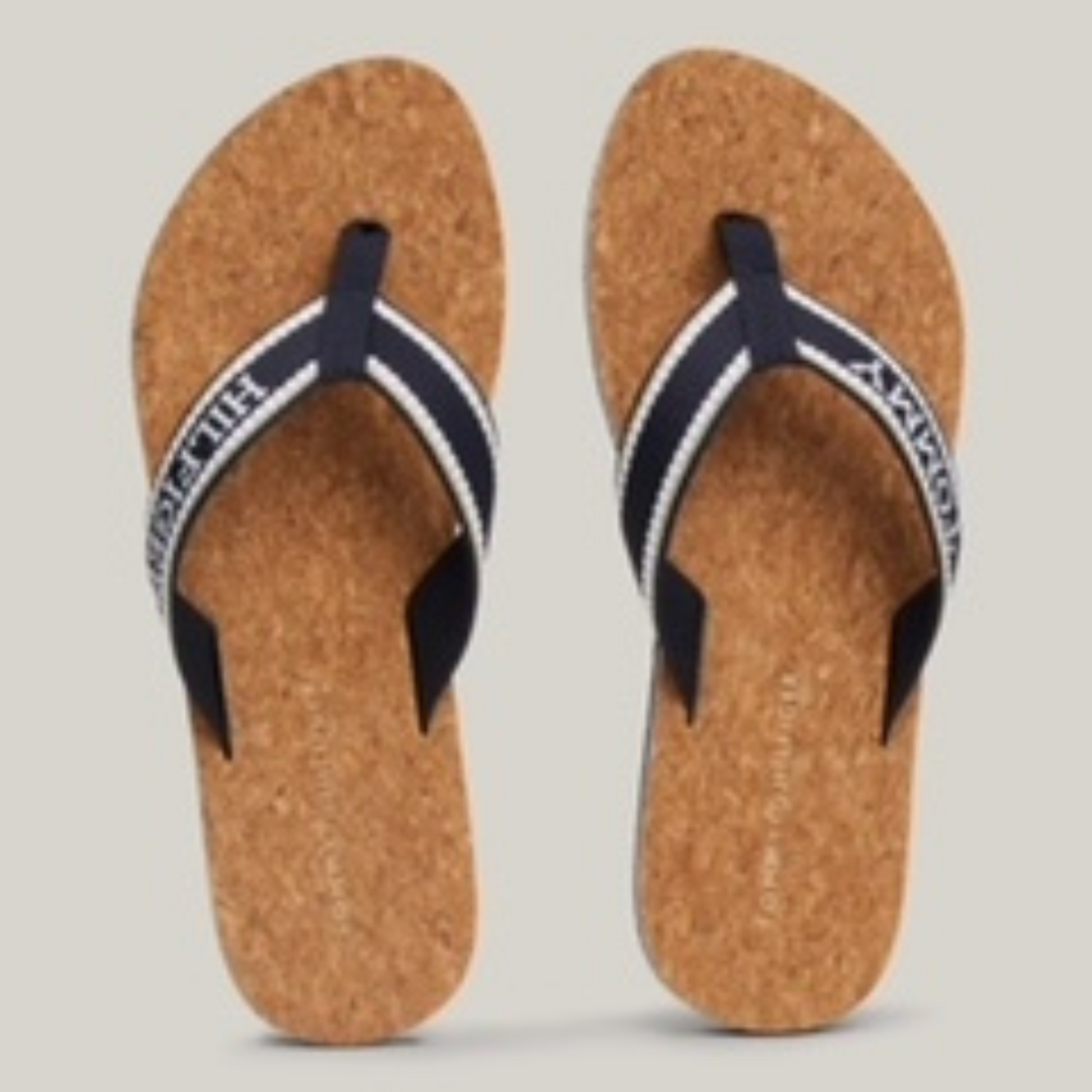 Tommy Hilfiger MONOTYPE Navy Flip-Flops