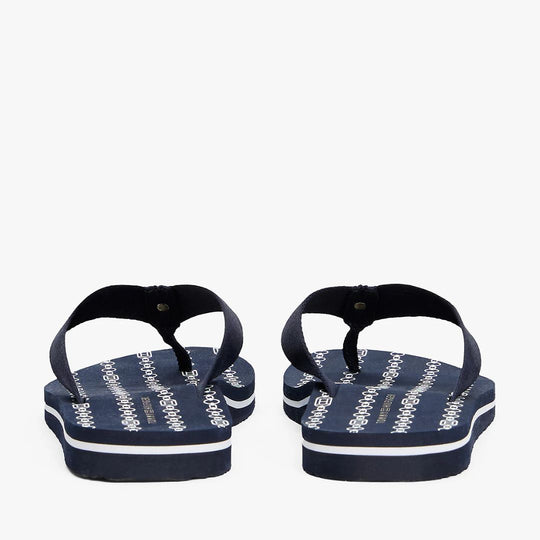 Tommy Hilfiger Monogram WEBBING Logo Navy Flip-Flops