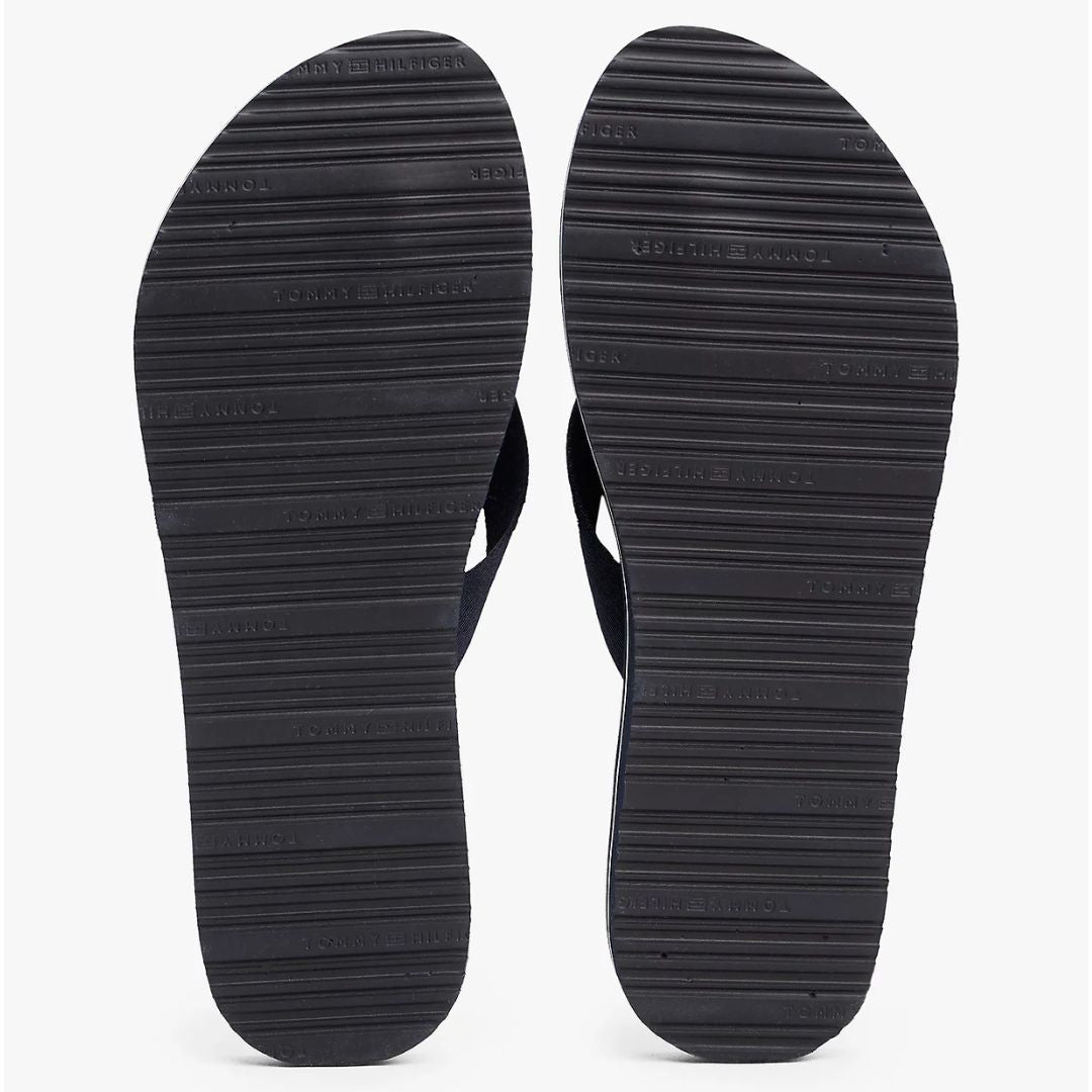 Tommy Hilfiger Monogram WEBBING Logo Navy Flip-Flops
