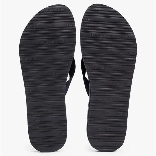 Tommy Hilfiger Monogram WEBBING Logo Navy Flip-Flops