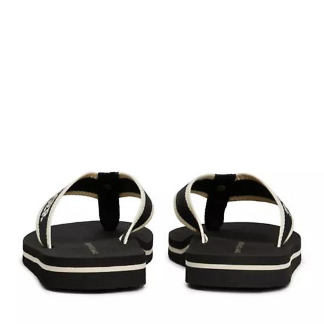 Tommy Hilfiger Webbing Pool Slide Black Flip-Flops