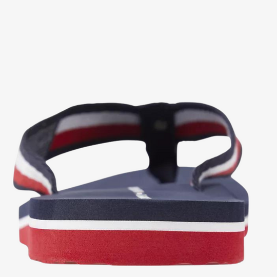 Tommy Hilfiger Webbing Pool Slide Navy, Red & White Flip-Flops