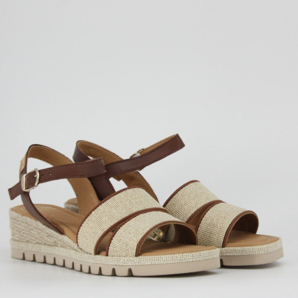 Toni Pons AURA Tan Wedge