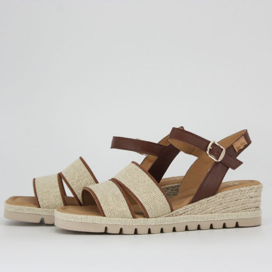 Toni Pons AURA Tan Wedge