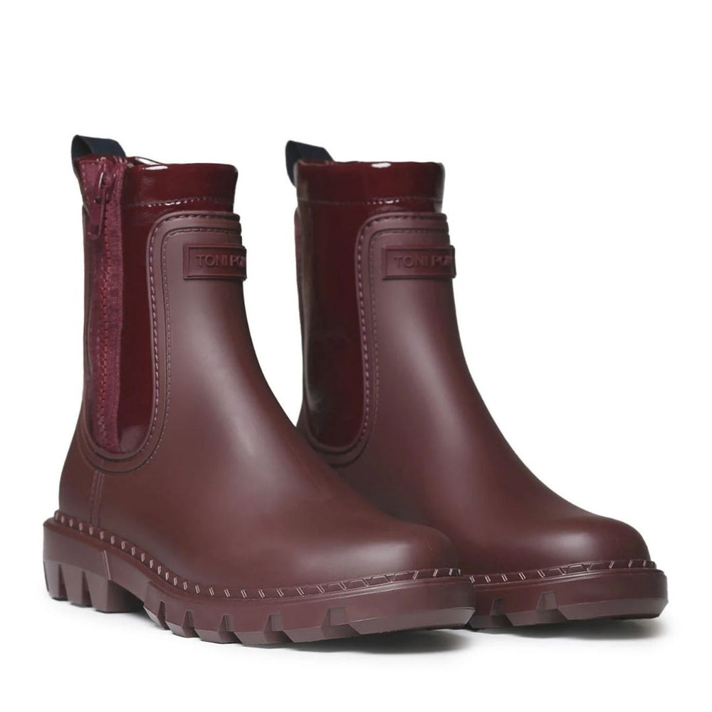 Toni Pons CHIARA Burgundy Welly Boots