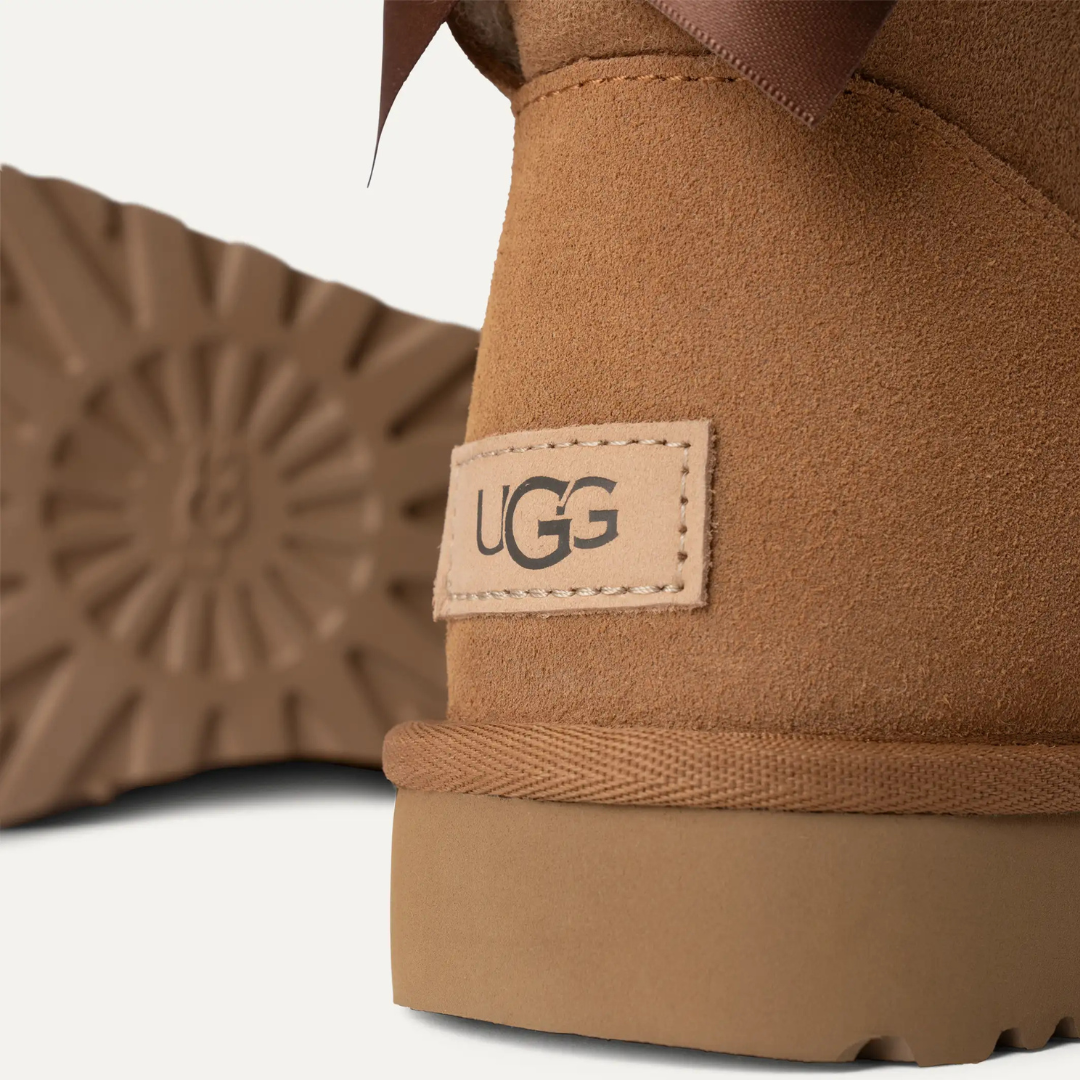 UGG Classic Mini Bailey Bow Chestnut Boots