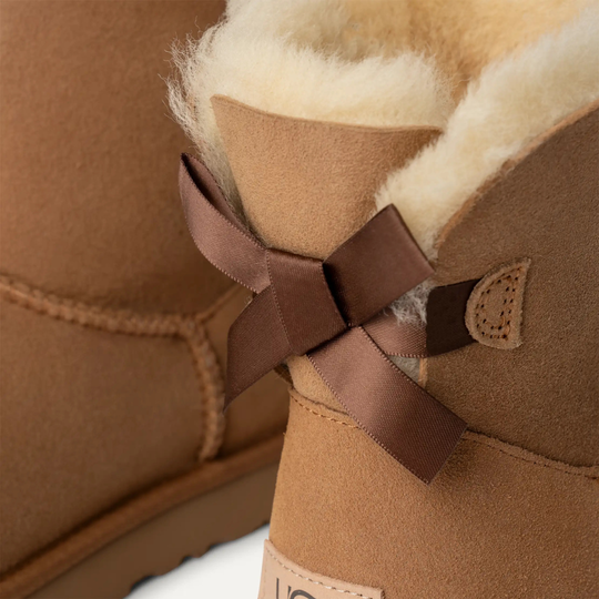 UGG Classic Mini Bailey Bow Chestnut Boots