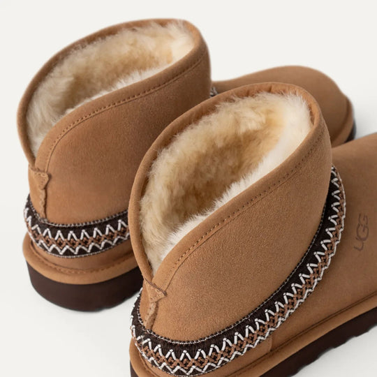 UGG Classic Mini Crescent Chestnut Boots