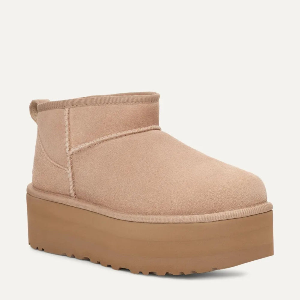 UGG Classic Ultra Mini Platform in Sand