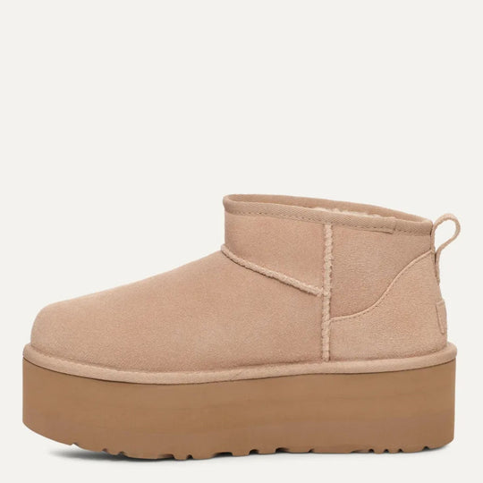 UGG Classic Ultra Mini Platform in Sand