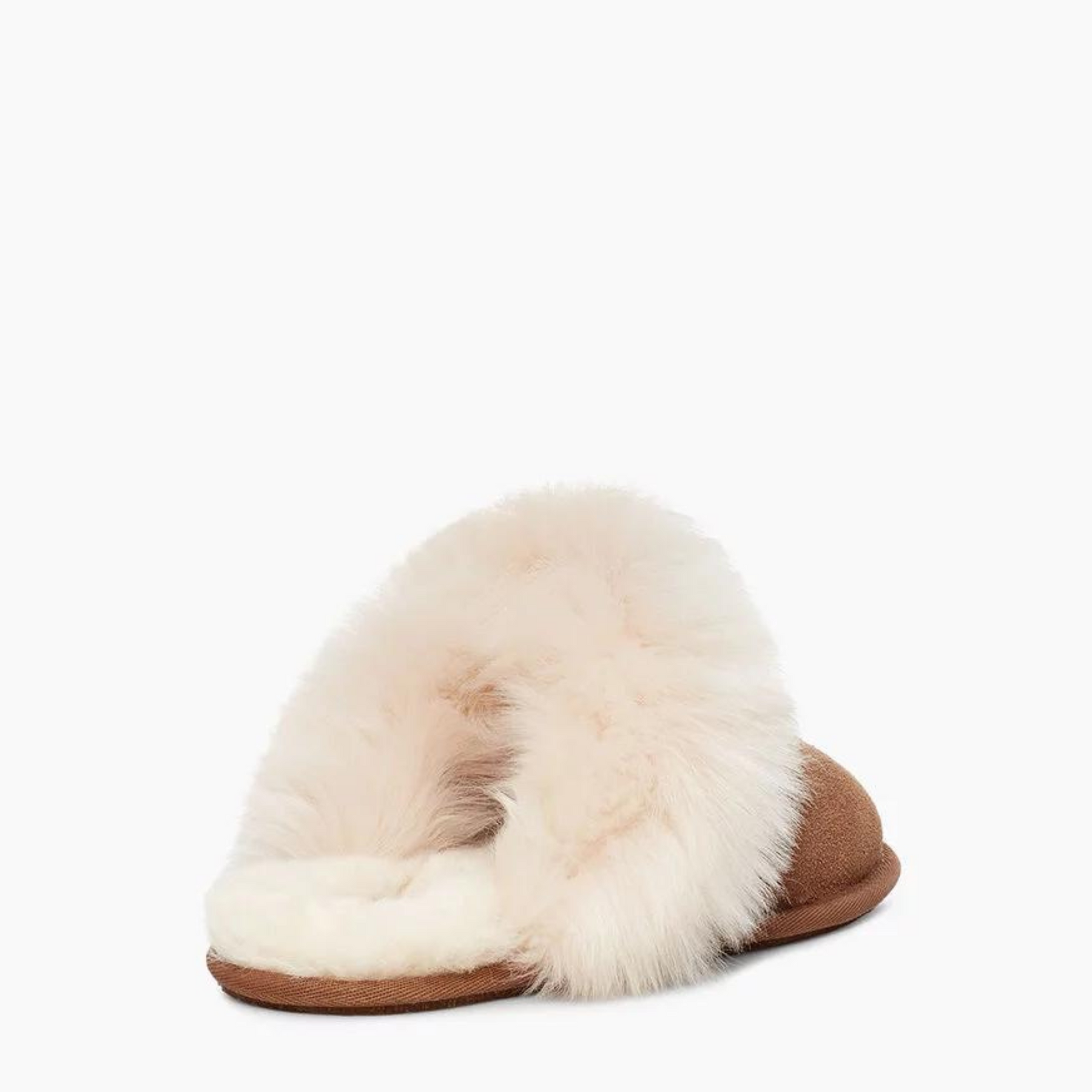 White fluffy ugg discount slippers