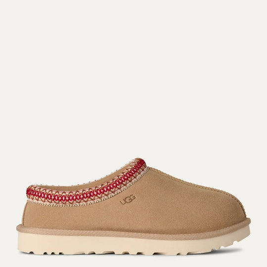 UGG TASMAN in Sand/Dark Cherry