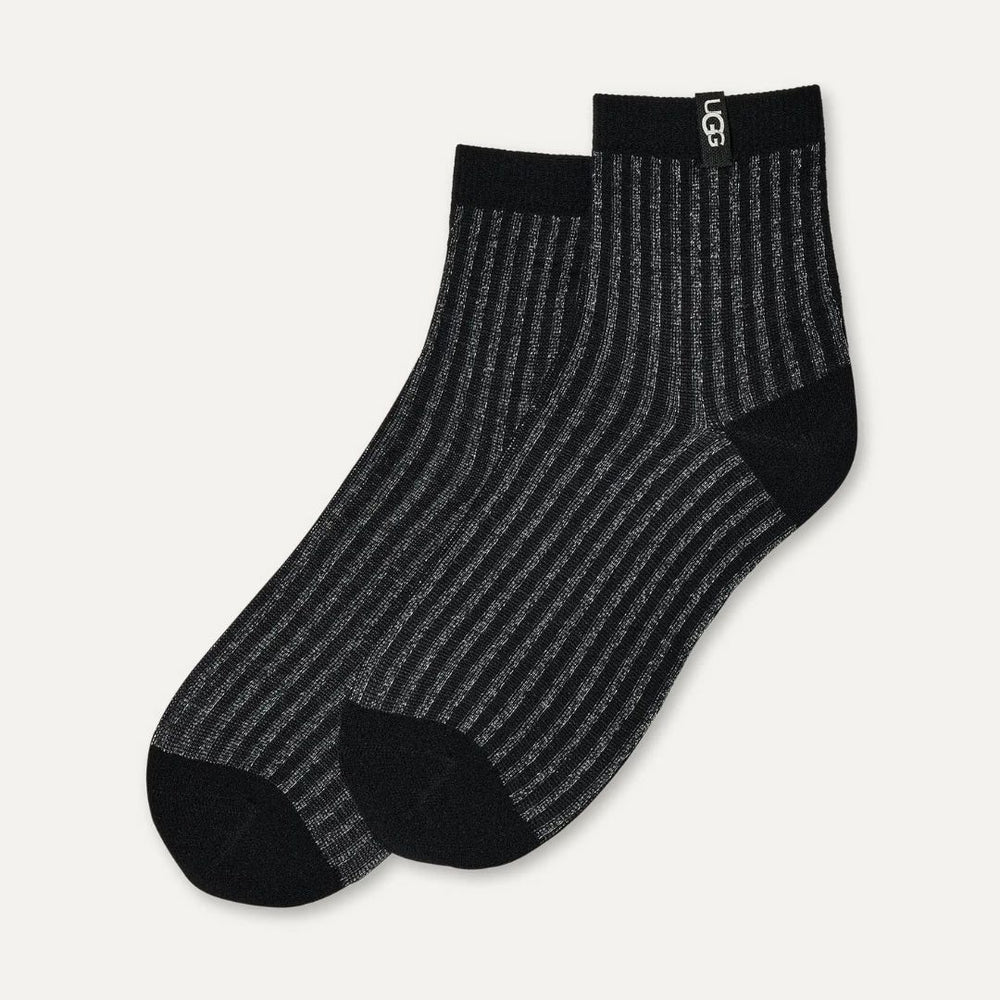 Ugg PLORA Shimmer Quarter Socks