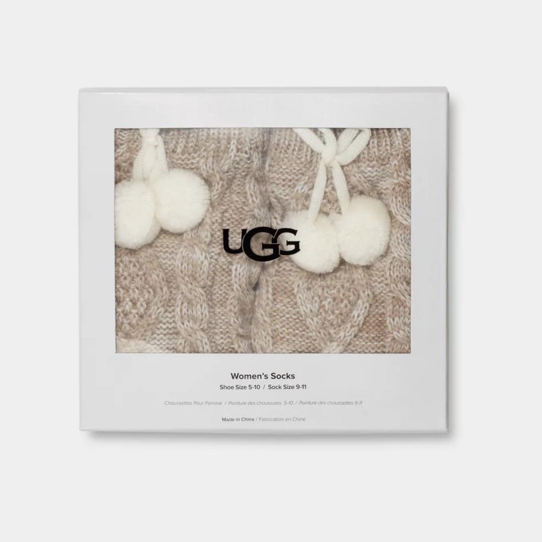 Ugg POM POM Seashell Cream Boxset