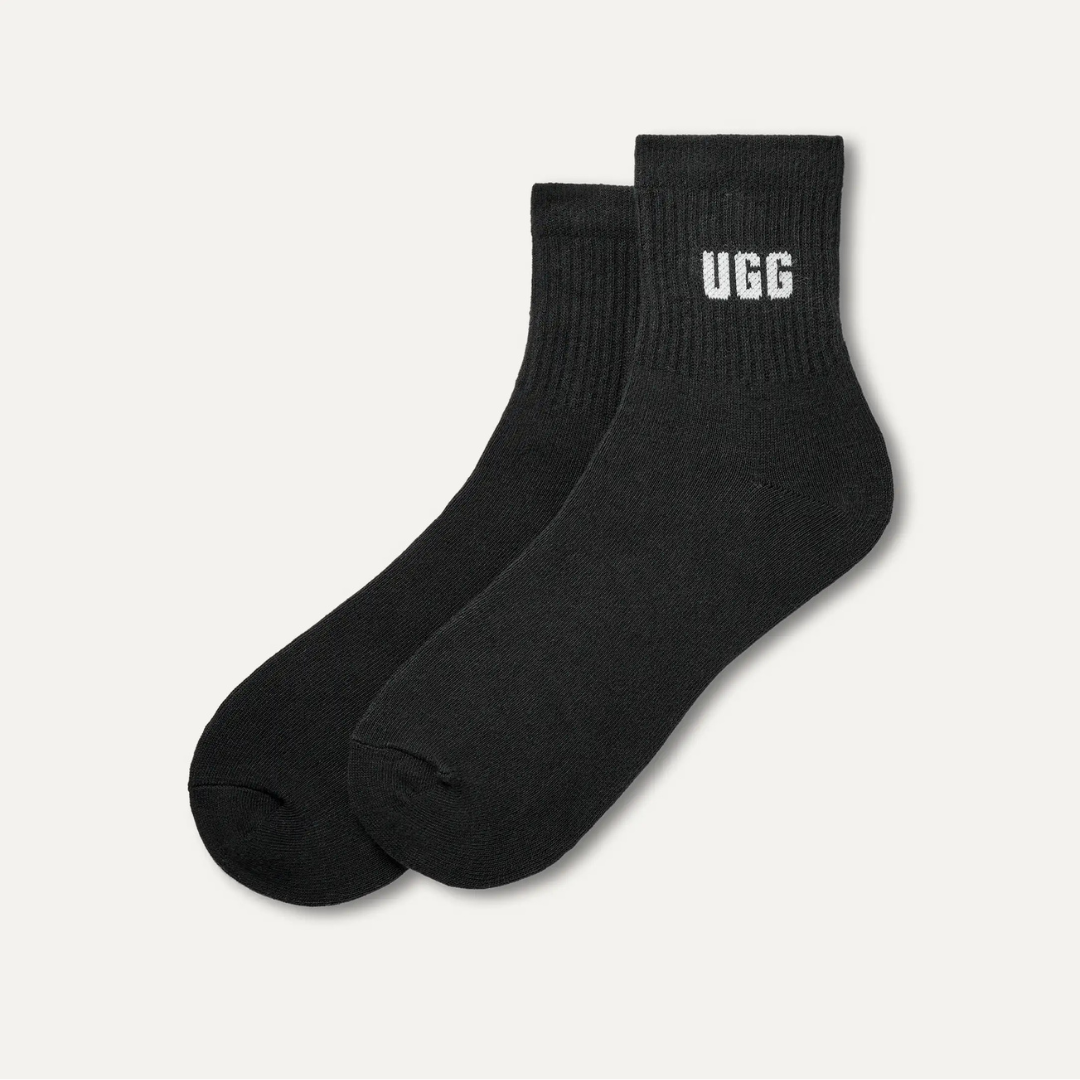 Ugg QUINLAN  Logo Quarter 2 Pack Socks