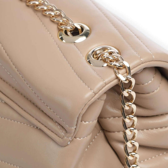 Valentino PRIVILEGE Taupe Chain Shoulder Bag