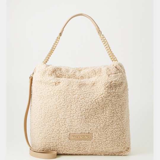 Valentino BORSA QUBE Beige Tote Bag