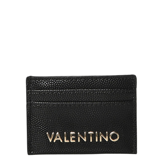 Valentino Black & Gold Card Holder