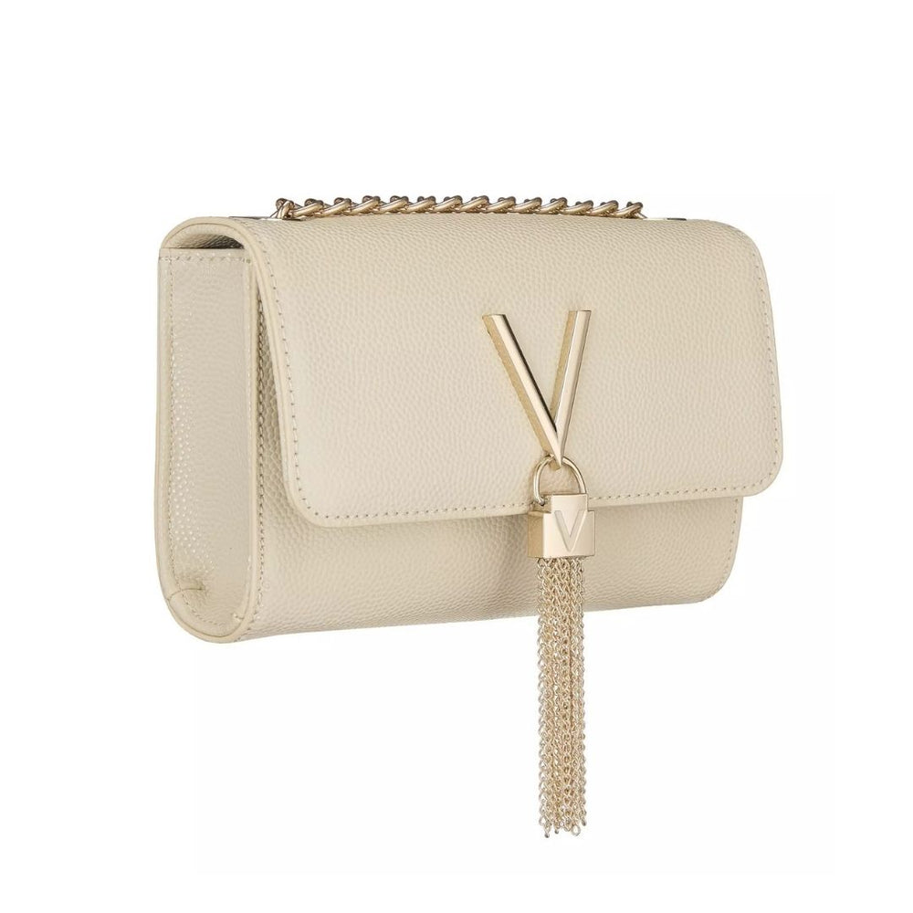 Valentino DIVINA Beige Chain Small Crossbody Bag