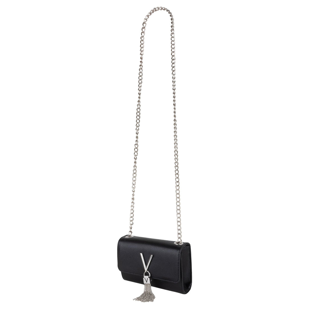 Valentino DIVINA Black Chain Crossbody Bag