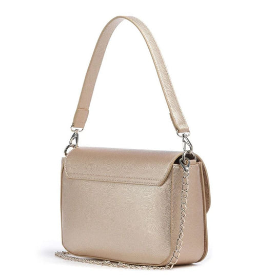 Valentino DIVINA FLAP Gold Shoulder Bag