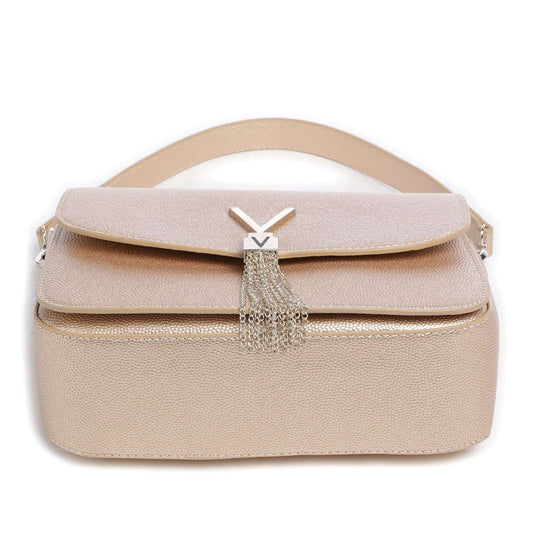 Valentino DIVINA FLAP Gold Shoulder Bag