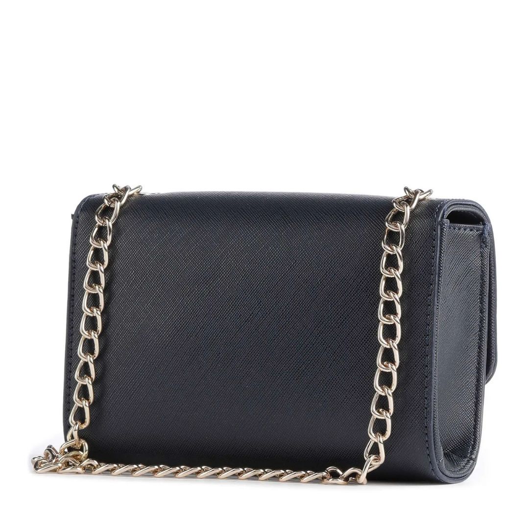 Valentino DIVINA SA Navy Chain Crossbody Bag