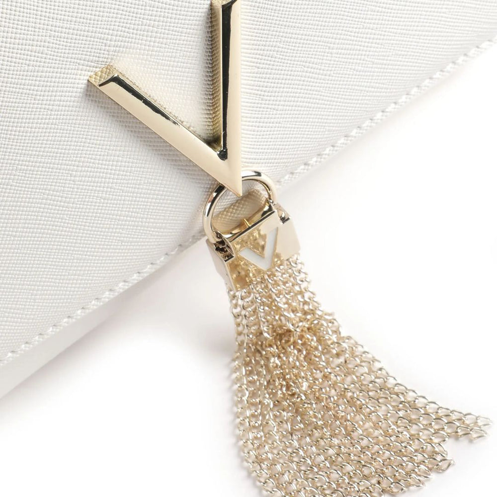 Valentino DIVINA SA White Chain Crossbody Bag