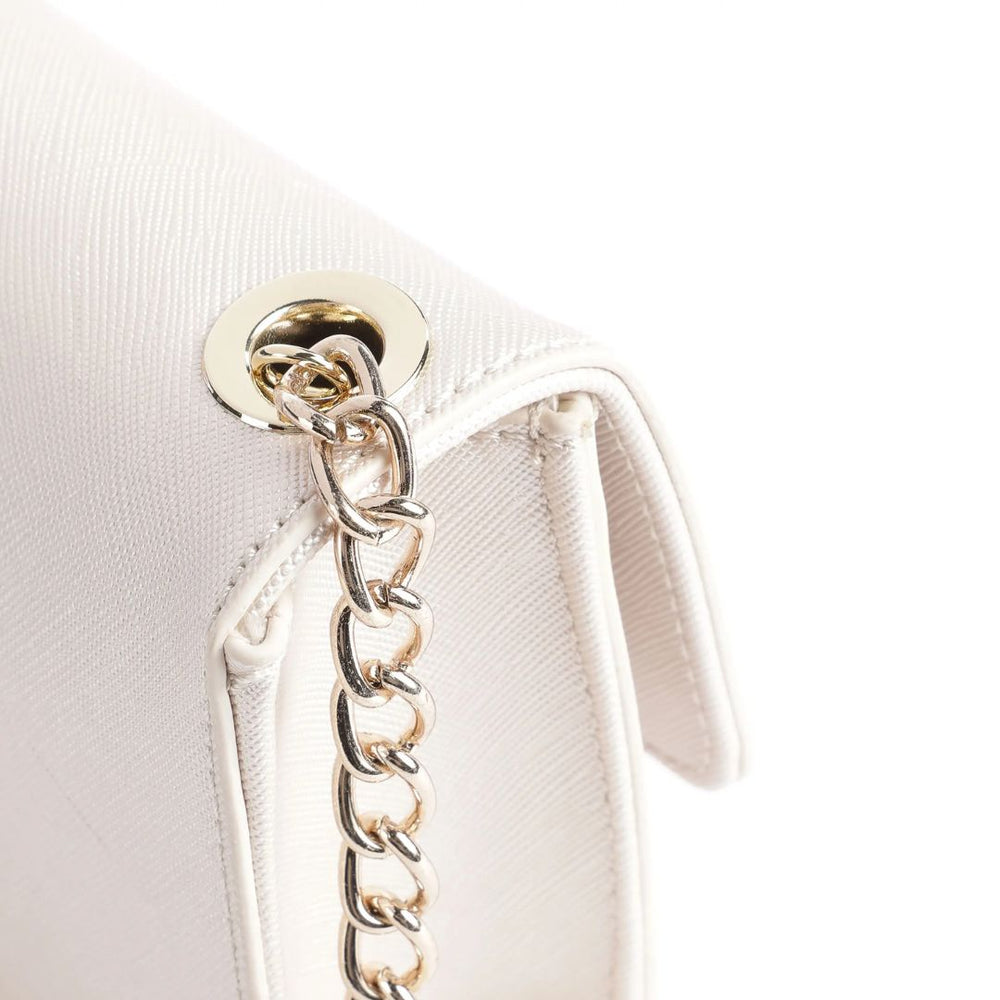 Valentino DIVINA SA White Chain Small Crossbody Bag