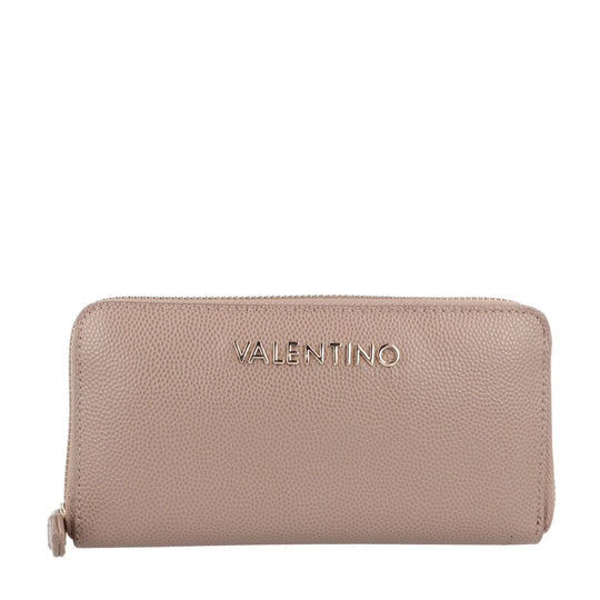 Valentino DIVINA Taupe Zip Around Wallet