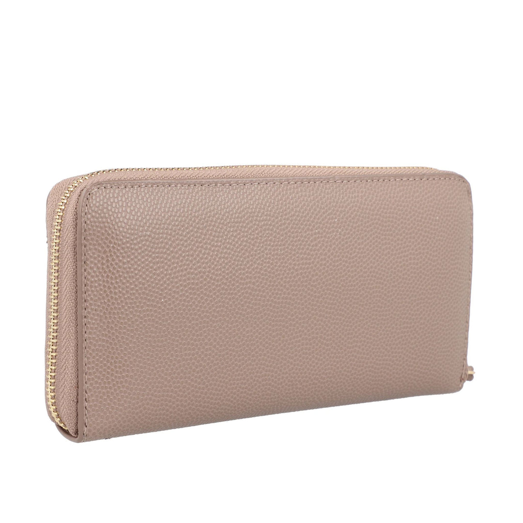 Valentino DIVINA Taupe Zip Around Wallet