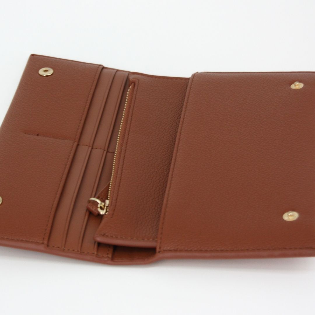 Valentino DORIS RE Large Brown Wallet