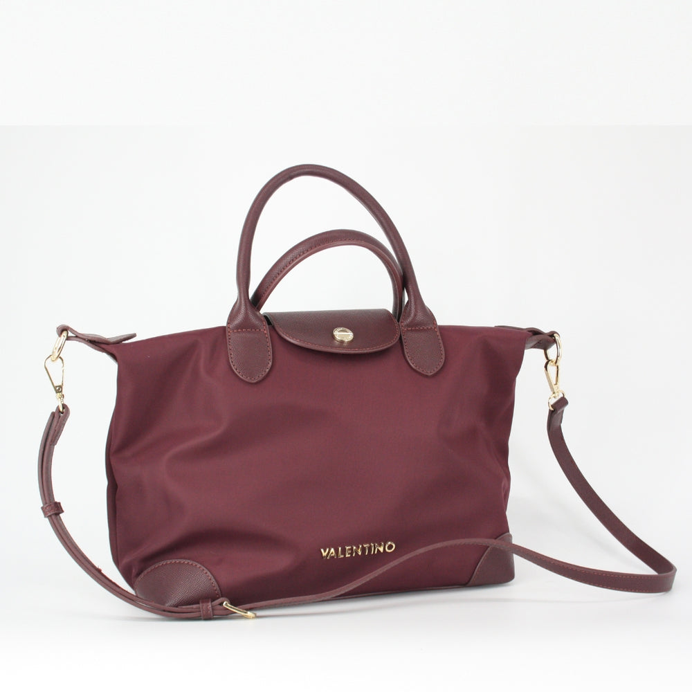 Valentino JOLLY RE Burgundy Travel Tote