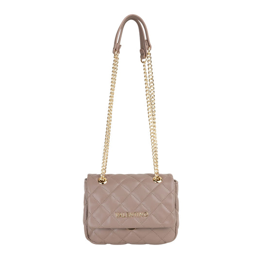 Valentino OCARINA Taupe Small Chain Flap Bag