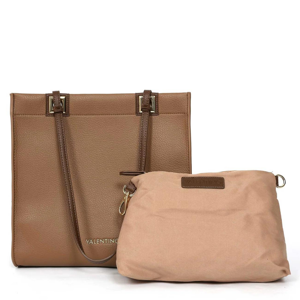 Valentino POST RE Camel Tote Bag