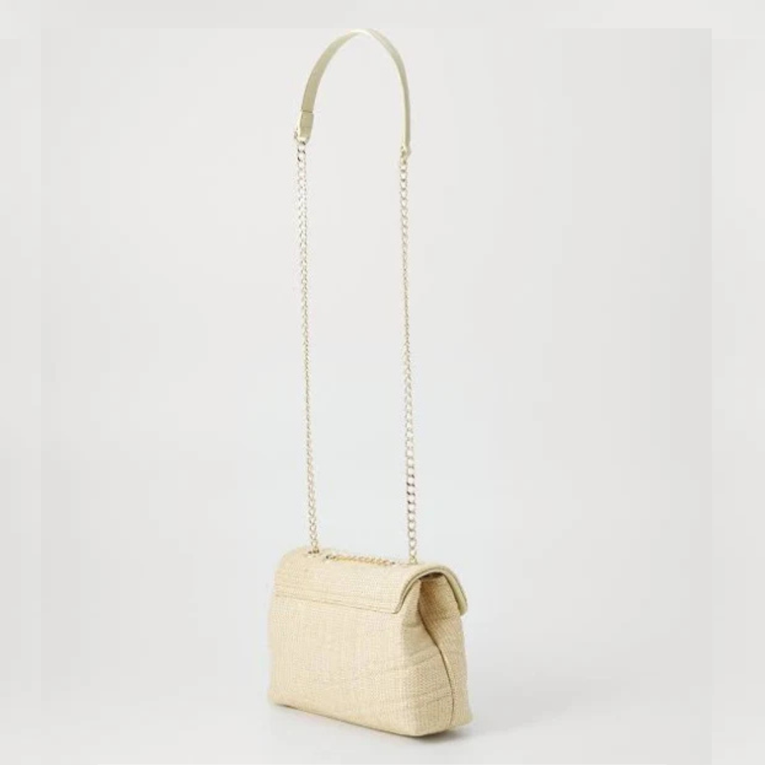 Valentino PRIVILEGE Tweed Chain Large Shoulder Bag
