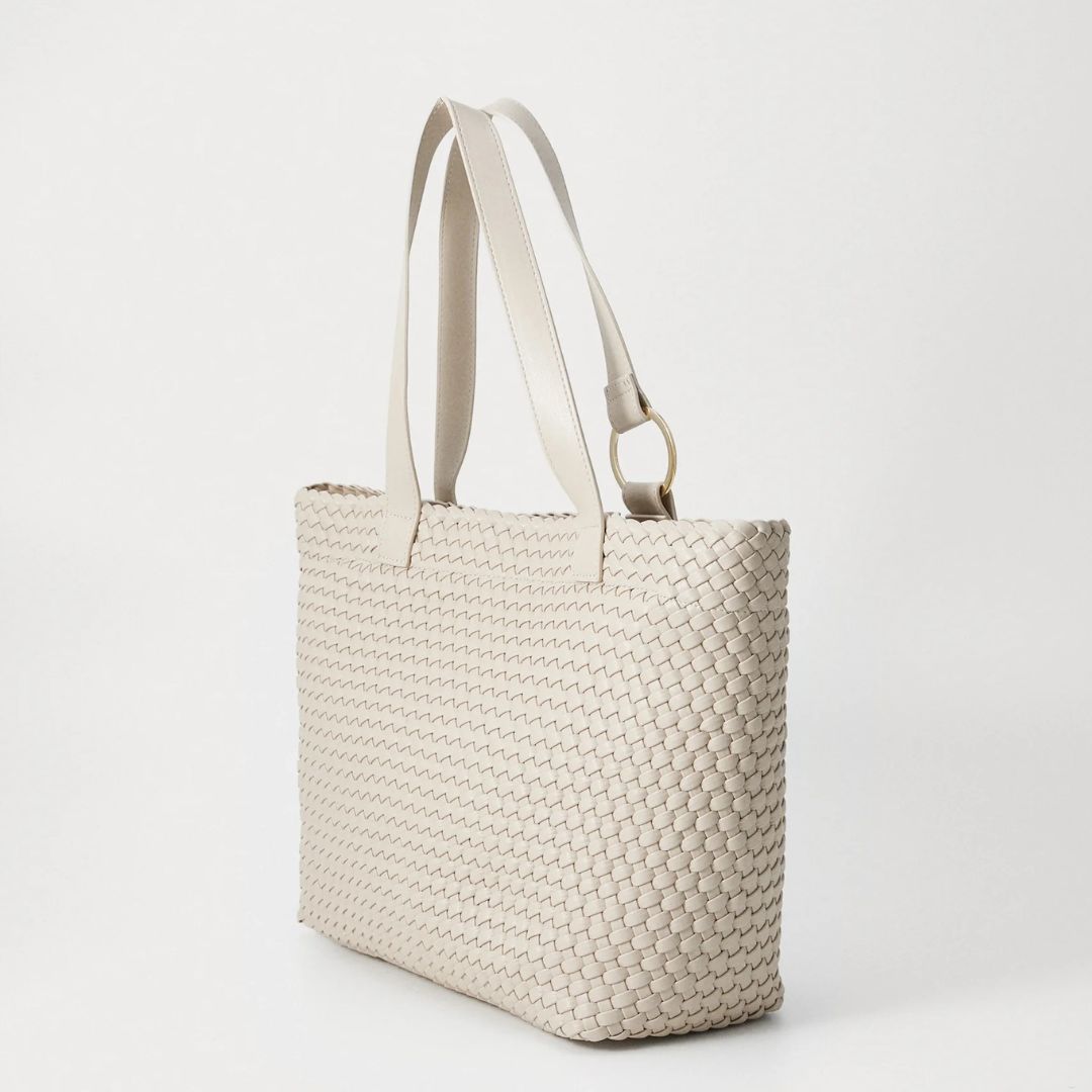 Valentino SHANTAL Ecru Tote Bag
