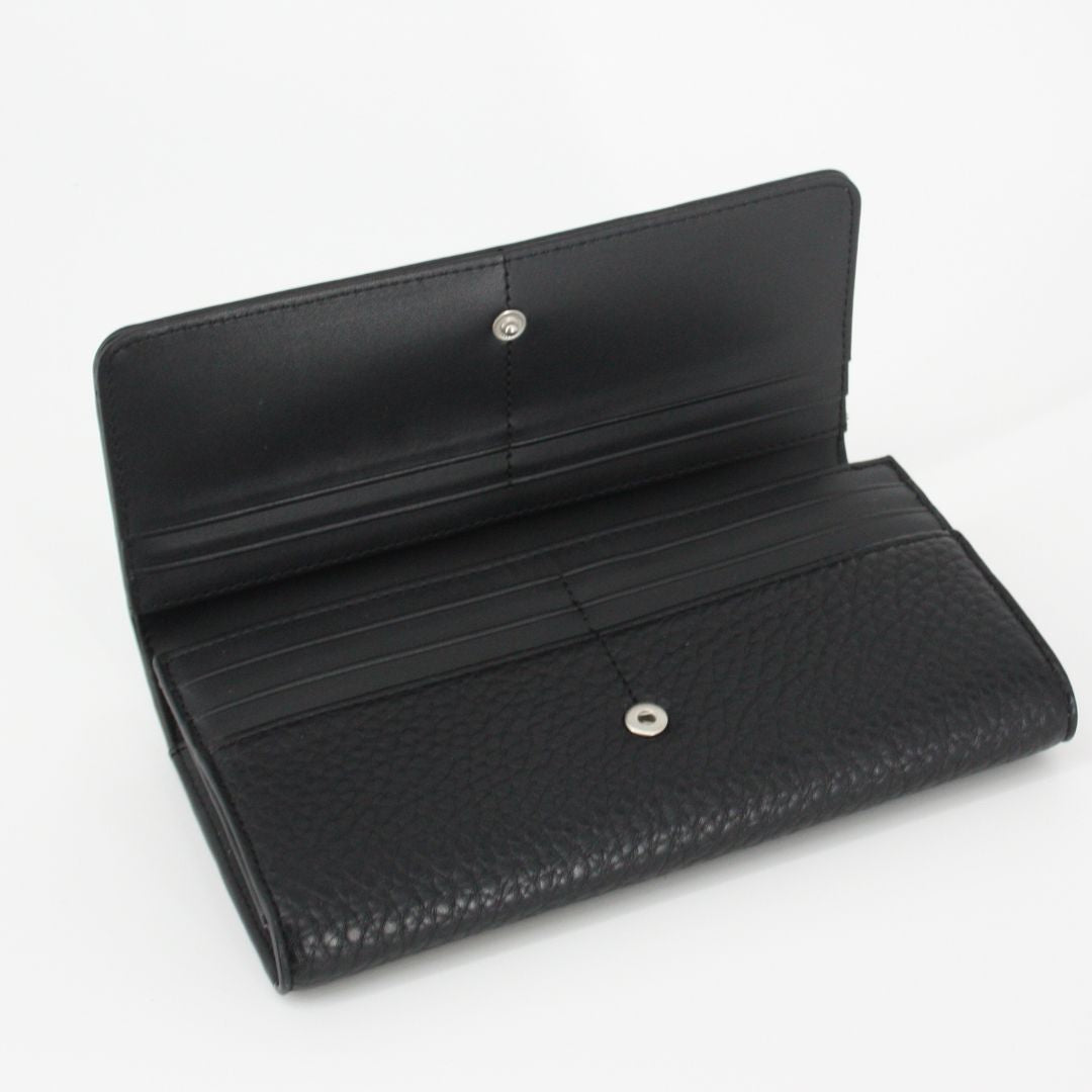 Valentino WEST RE Black Zip Around Wallet