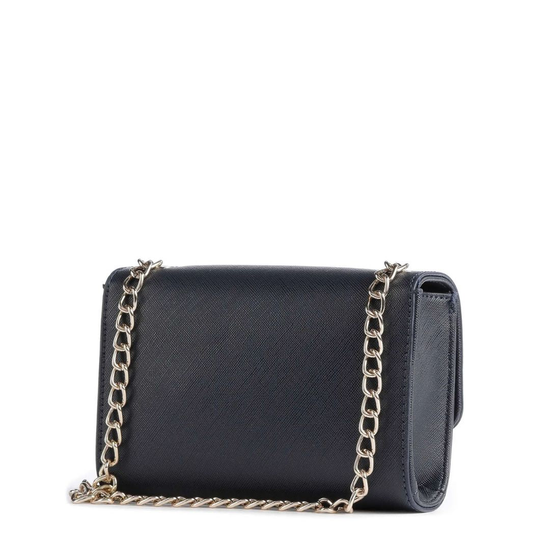 Valentino DIVINA SA Navy Chain Small Crossbody Bag