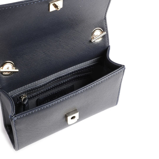 Valentino DIVINA SA Navy Chain Small Crossbody Bag