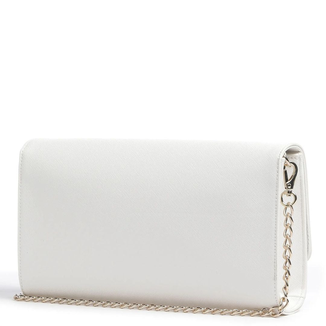Valentino DIVINA SA White Chain Crossbody Bag