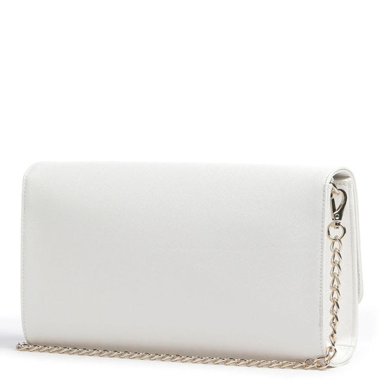 Valentino DIVINA SA White Chain Crossbody Bag