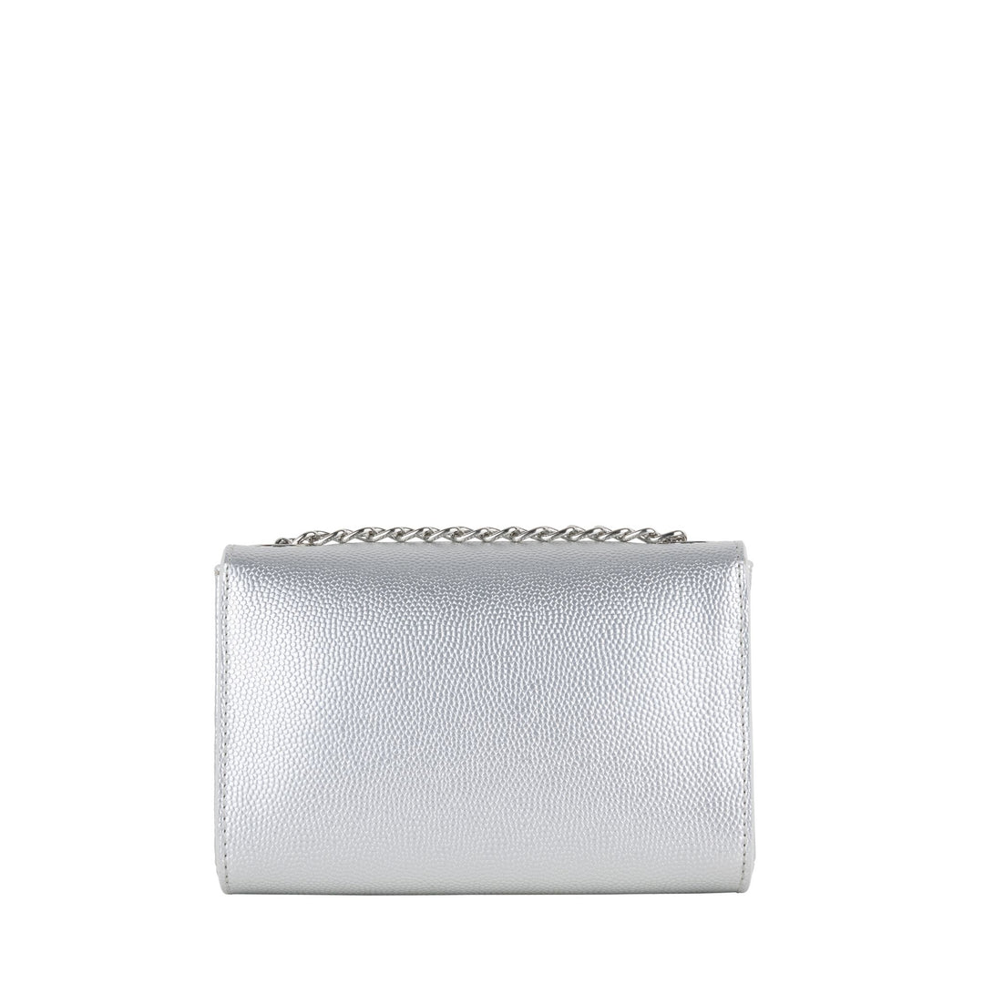 Valentino DIVINA Silver Chain Crossbody Bag