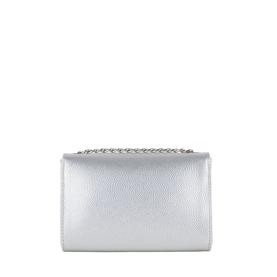 Valentino DIVINA Silver Chain Crossbody Bag