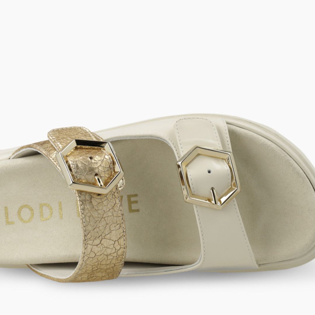 Lodi HOL5387 White Sandals
