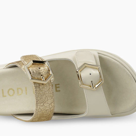 Lodi HOL5387 White Sandals