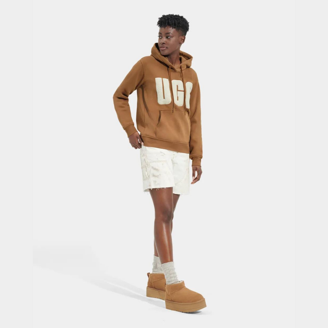 Women's Rey UGGfluff Logo Hoodie