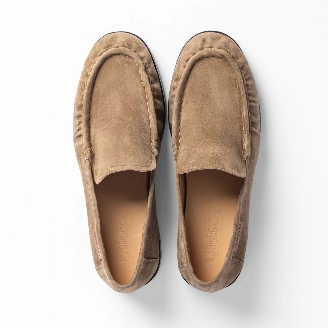 YOKONO ISADORA Taupe Loafers