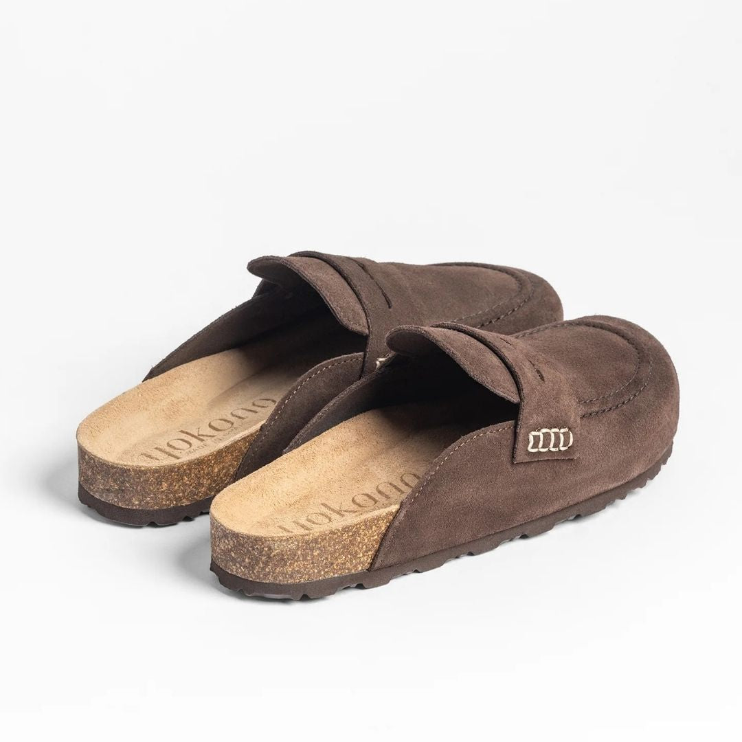 YOKONO TEIDE Brown Clogs