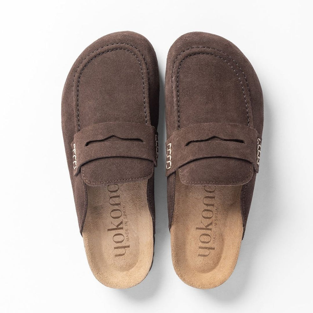 YOKONO TEIDE Brown Clogs